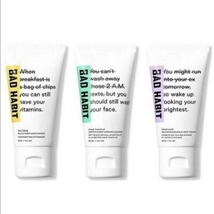 NEW Bad Habit 3 Pc Skincare Bundle